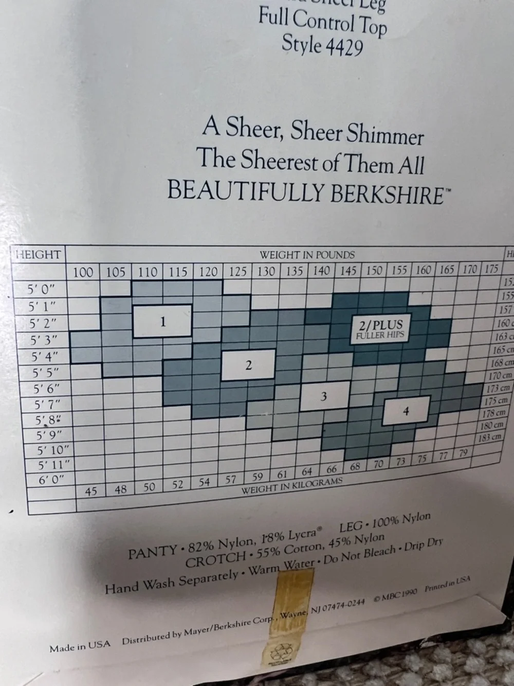 Berkshire Shimmers Pantyhose Silver Size 2 Ultra Sheer Control Top  NIP McBling
